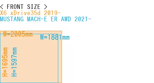 #X6 xDrive35d 2019- + MUSTANG MACH-E ER AWD 2021-